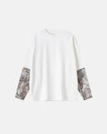 Camo Layered Oversized T-Shirt | Inflation Streetwear