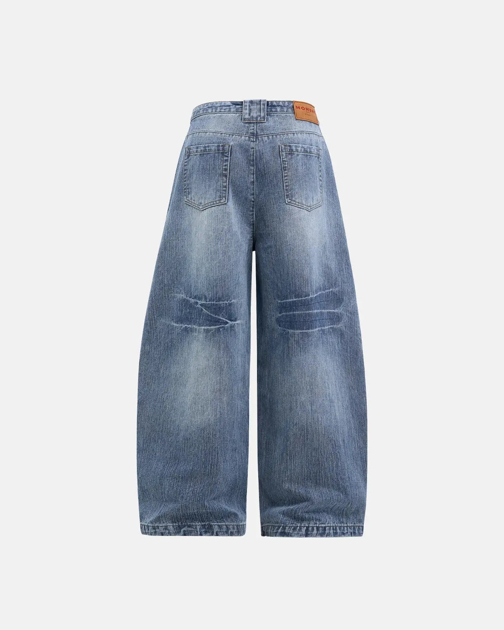 Bamboo Weave Barrel Jeans | Inflation Streetwear