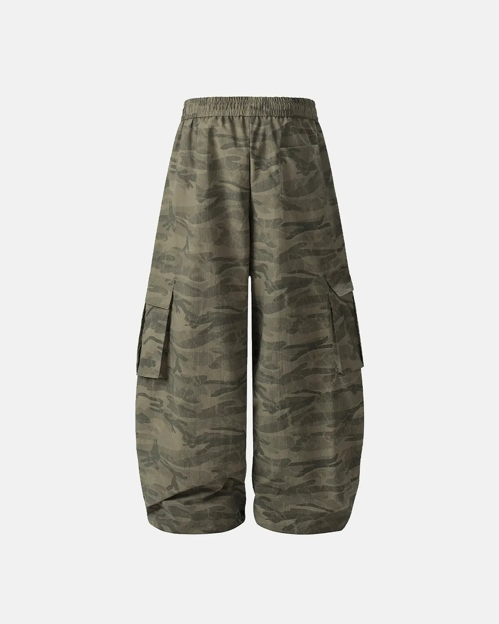 Camouflage Cargo Barrel Pants | Inflation Streetwear