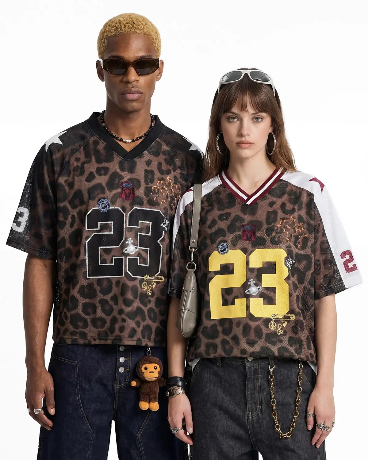 Number 23 Leopard Mesh Jersey | Inflation Streetwear