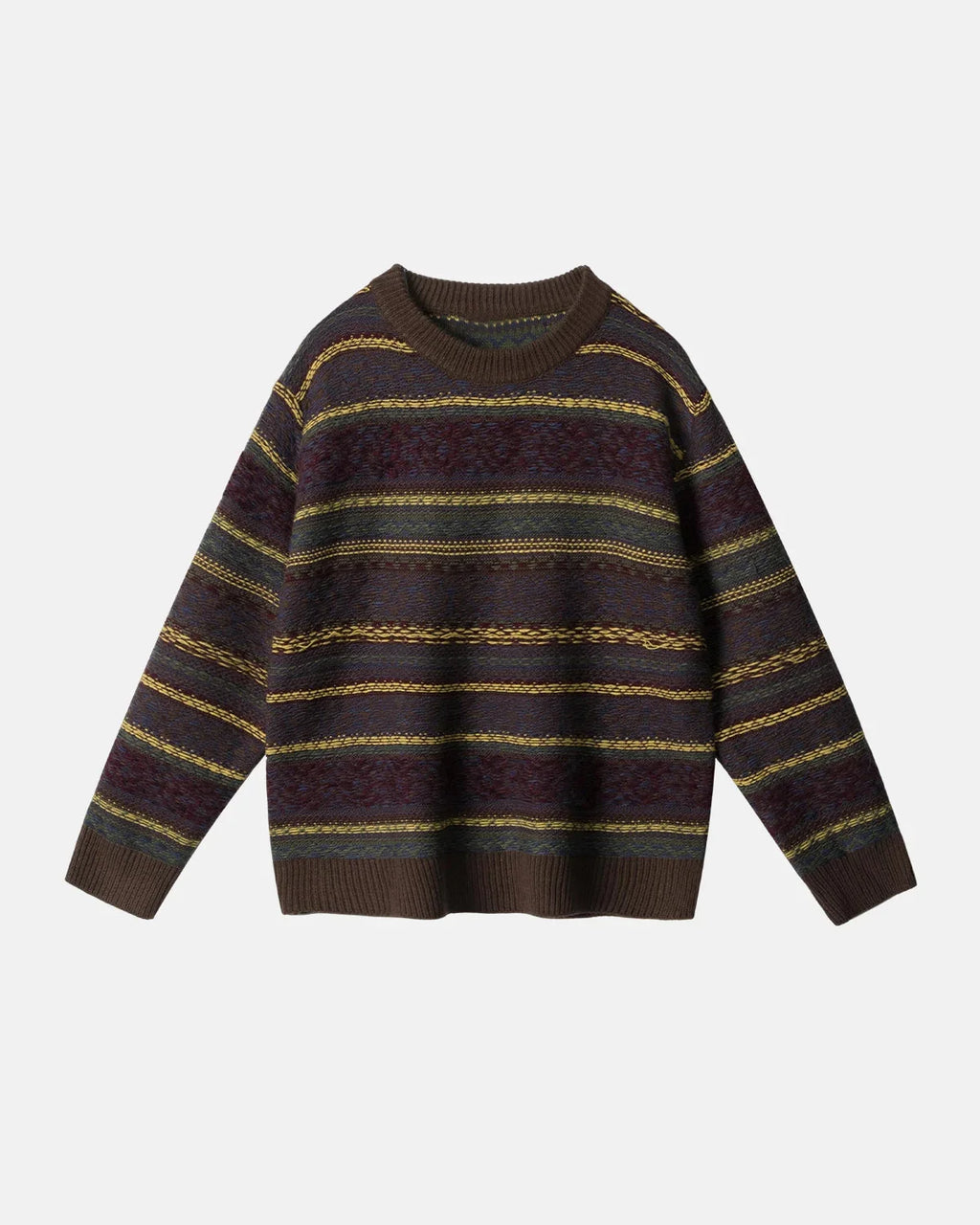 Round Neck Stripe  Jacquard Pullovers | Inflation Streetwear