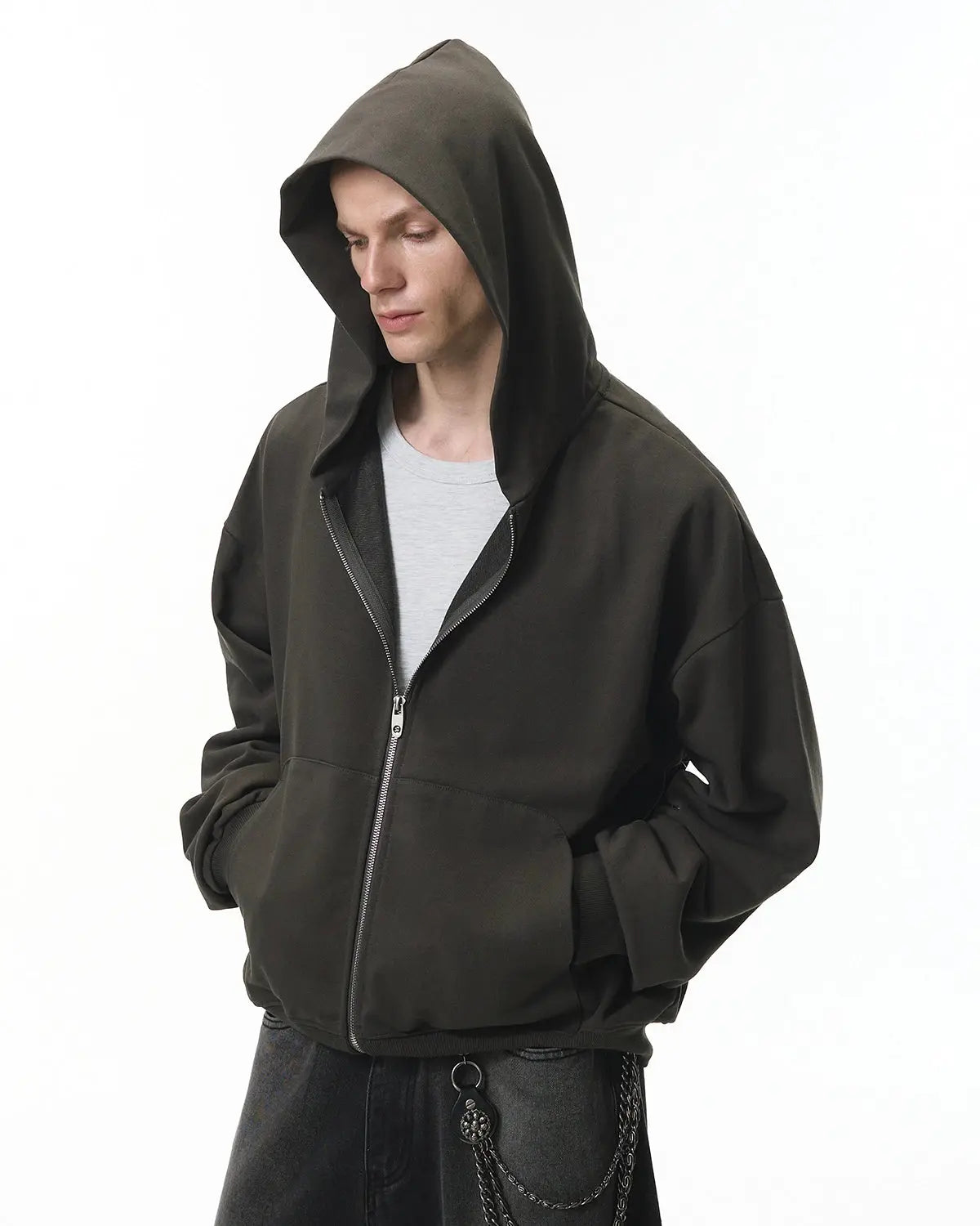 French Terry Zip Up Hoodies | Inflation Streetwear