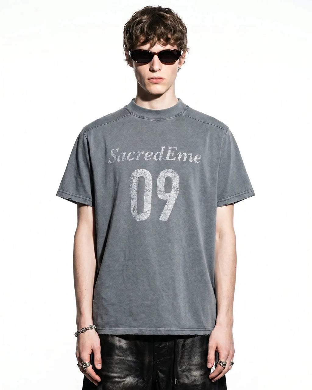 Distressed Spray Wash Graphic T-Shirt | Inflation Streetwear