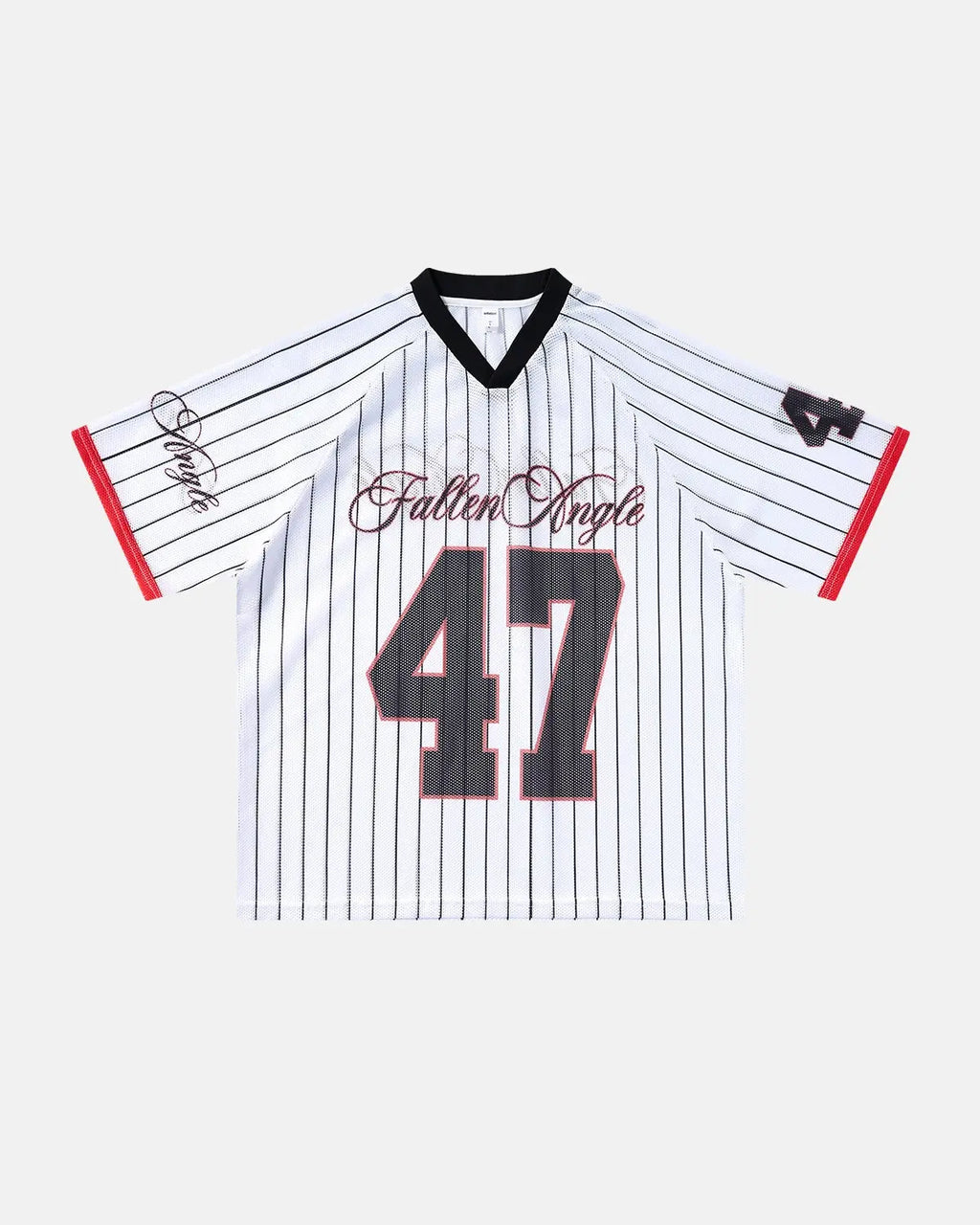 Pinstripe Number Mesh Jersey | Inflation Streetwear