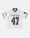 Pinstripe Number Mesh Jersey | Inflation Streetwear