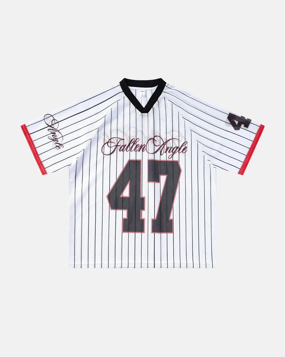 Pinstripe Number Mesh Jersey | Inflation Streetwear