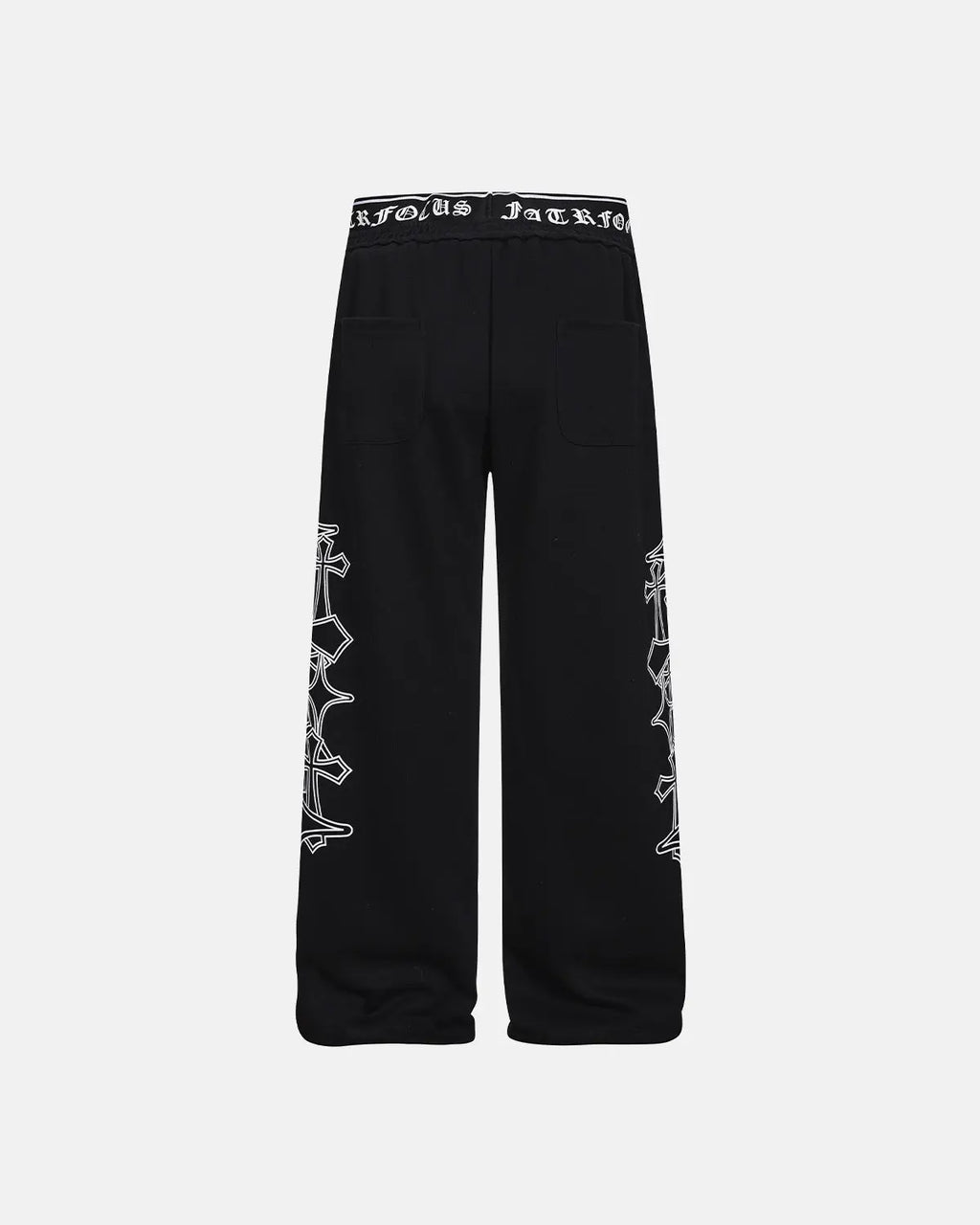 Gothic Layered Baggy Sweatpants | Inflation Streetwear