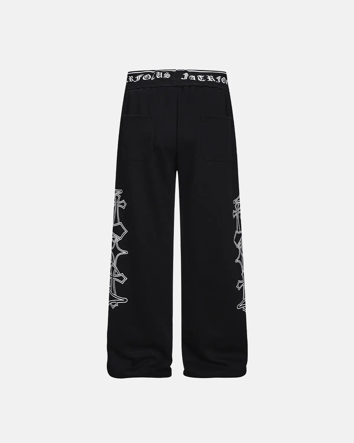 Gothic Layered Baggy Sweatpants | Inflation Streetwear