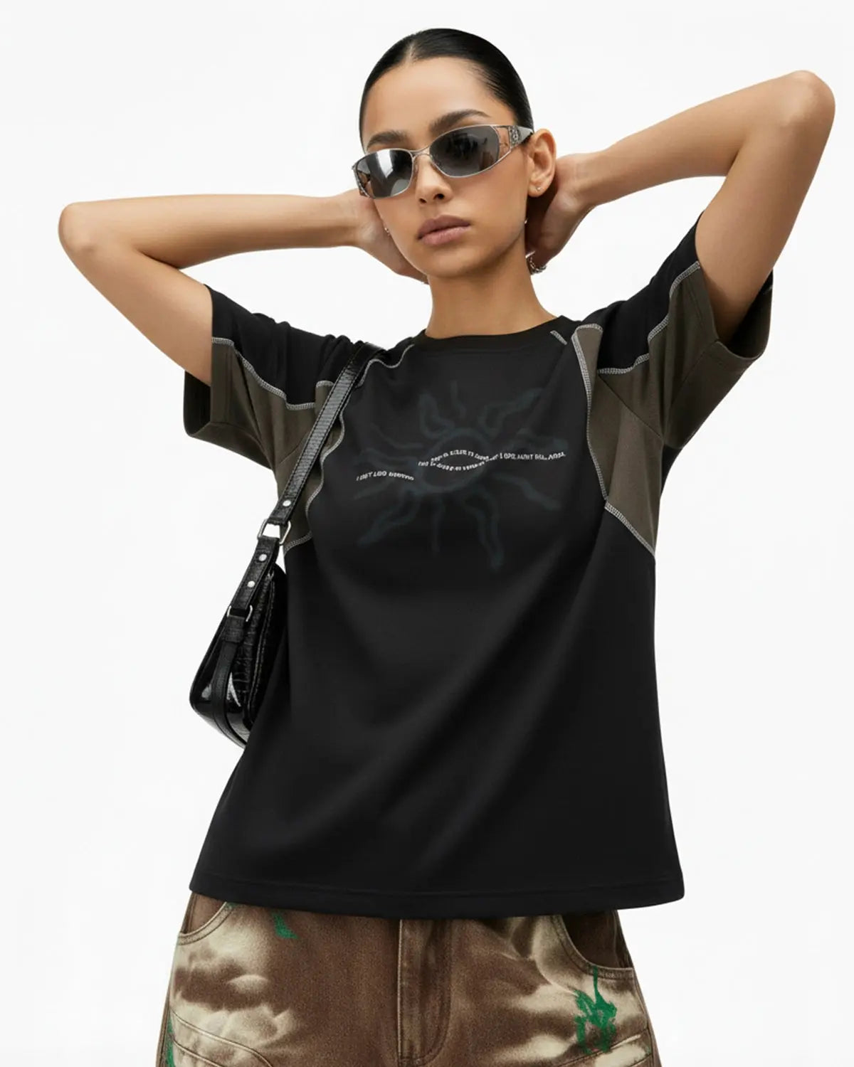 Totem Graphic Patchwork Tshirts | Inflation Streetwear
