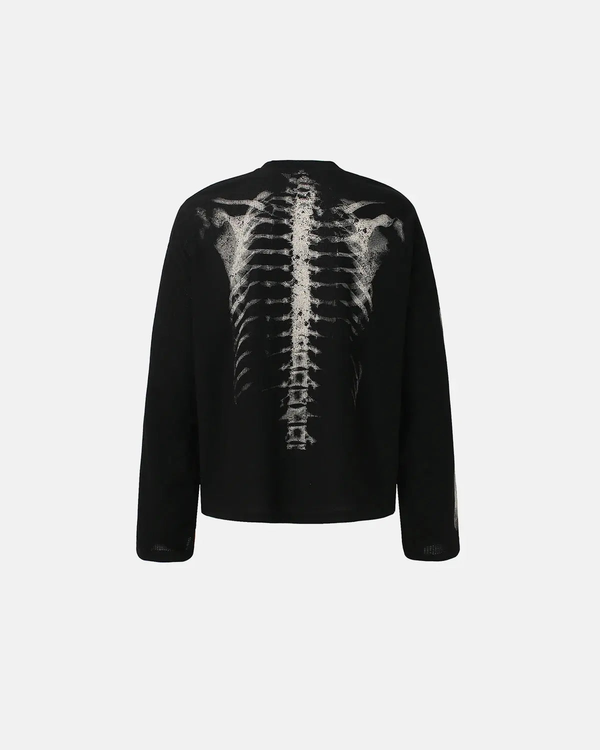 Skeleton Graphic Washed Long Sleeve | Inflation Streetwear