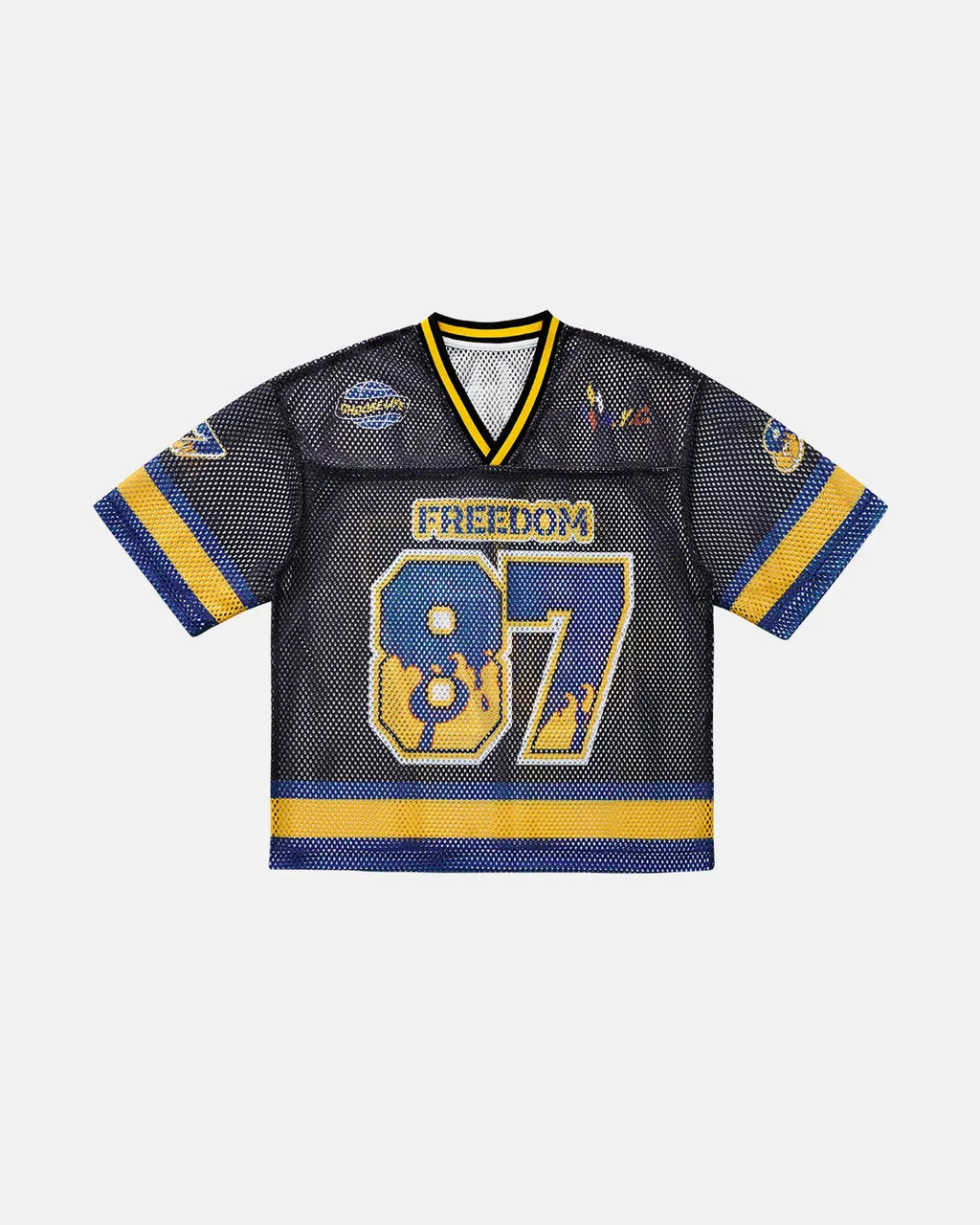 87 Jersey Mesh Print Tee | Inflation Streetwear