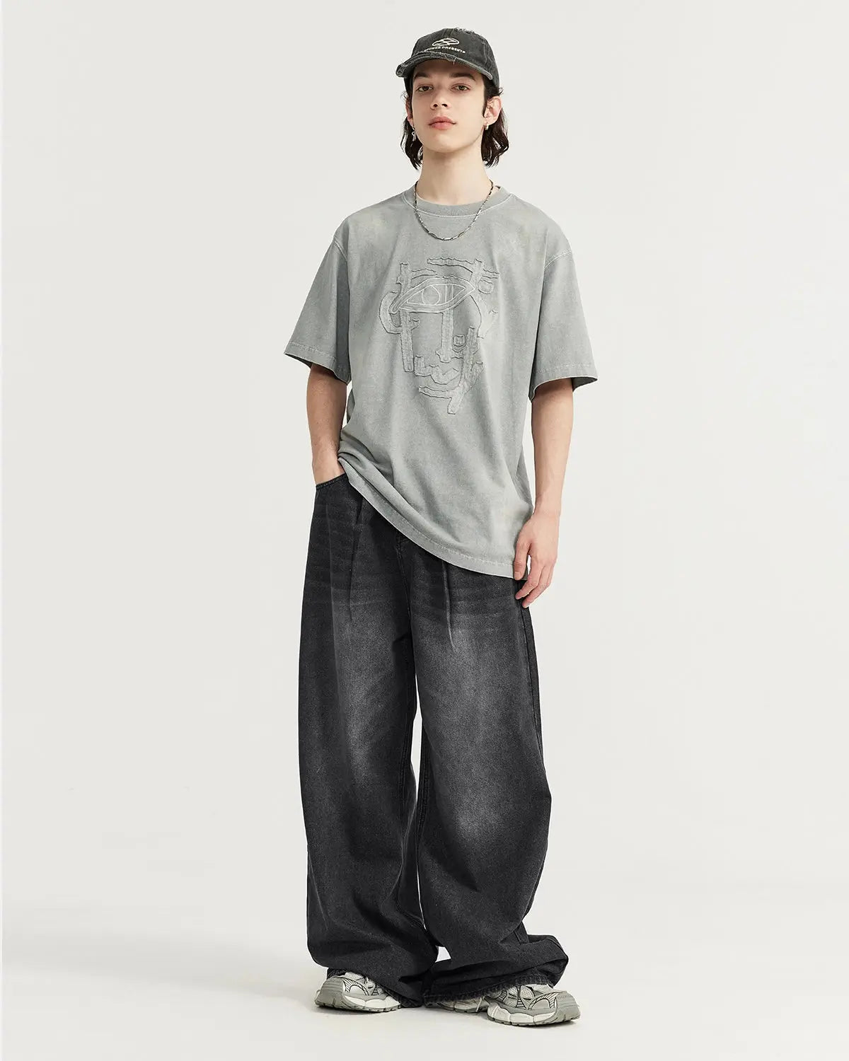Chill Wide Leg Denim Pants | Inflation Streetwear