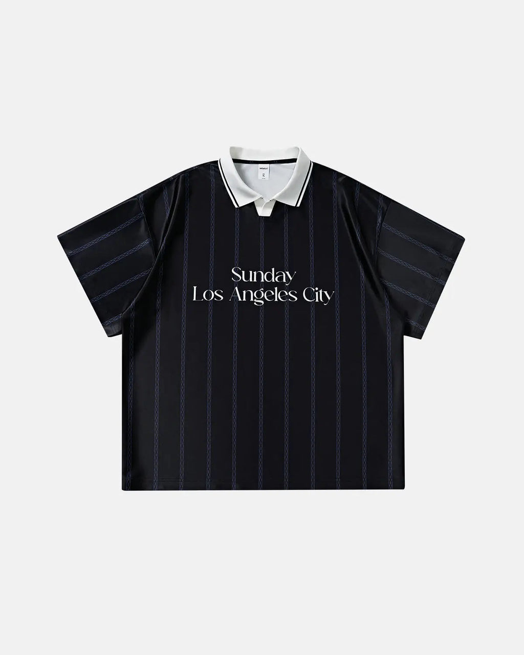 Vintage Striped Polo Jersey | Inflation Streetwear