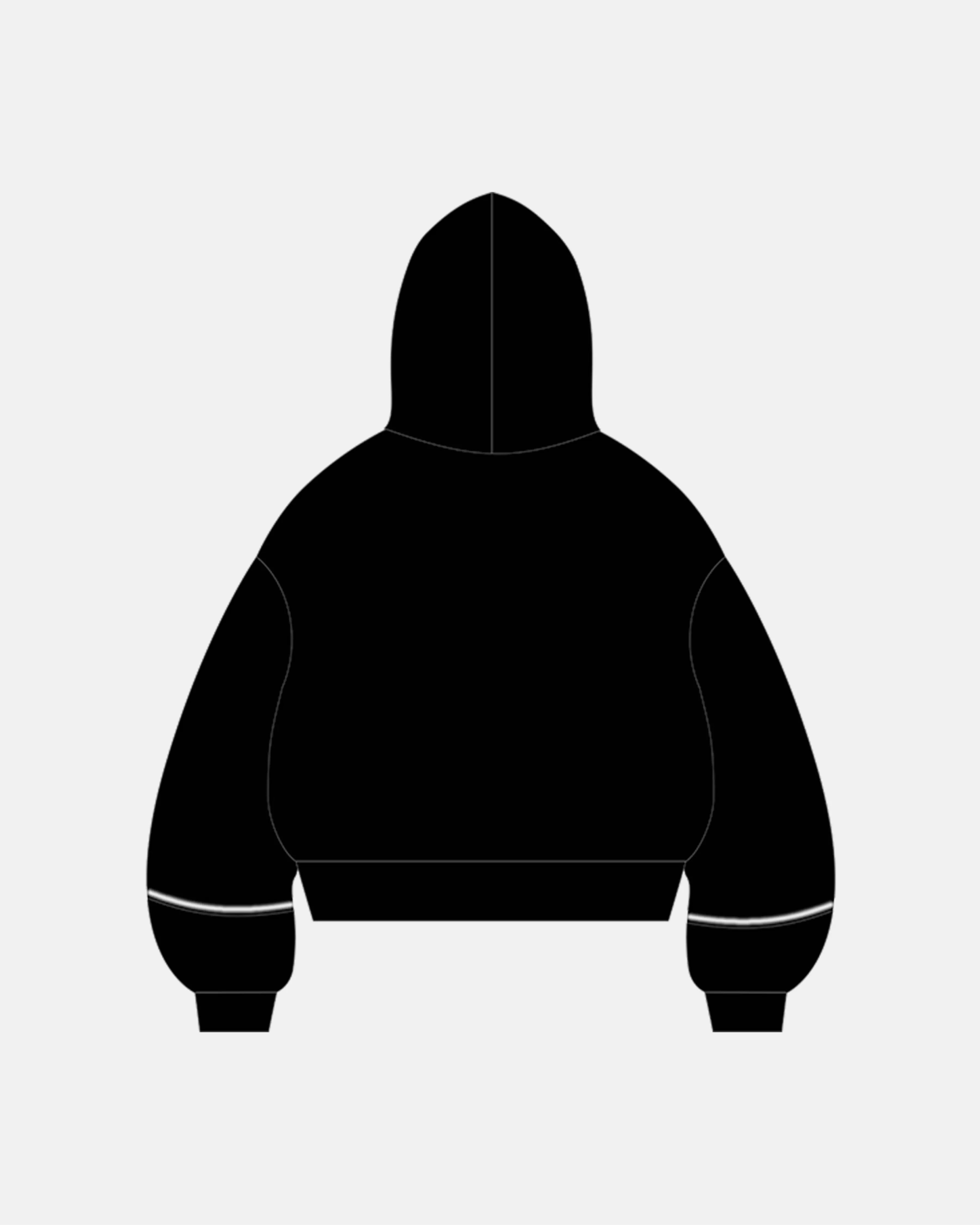 Stitching Spray-Painted Hoodies | Inflation Streetwear