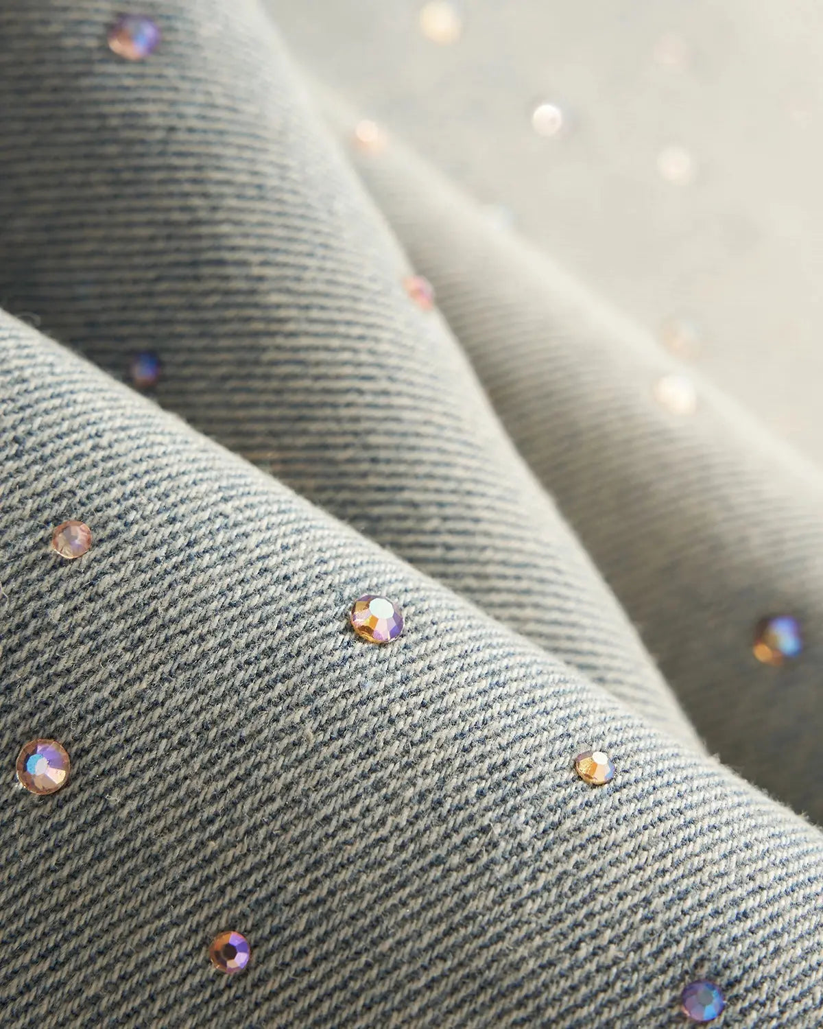 Washed Rhinestone Baggy Jeans | Inflation Streetwear