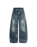Textured Bamboo Weave Denim Jeans | Inflation Streetwear