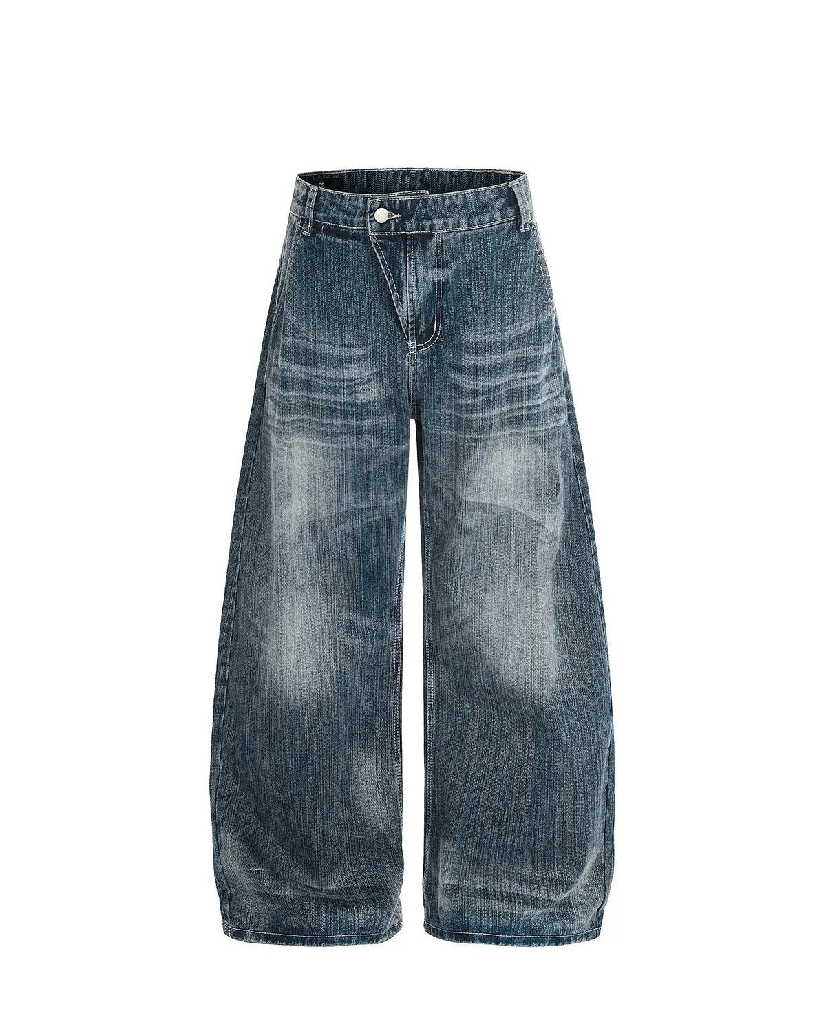 Textured Bamboo Weave Denim Jeans | Inflation Streetwear