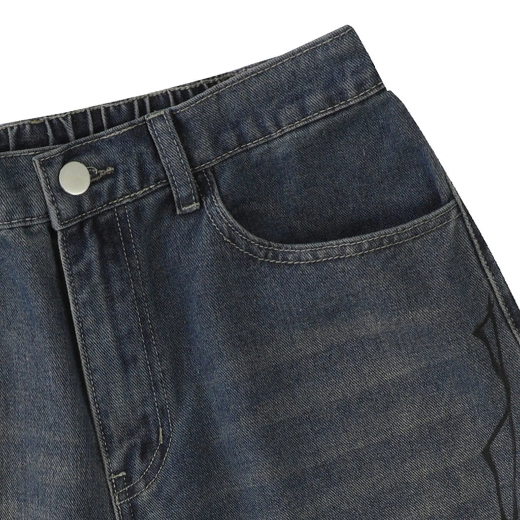 Spider Straight Leg Jorts | Inflation Streetwear