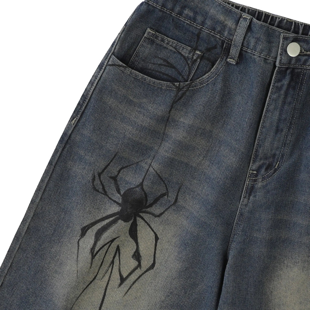 Spider Straight Leg Jorts | Inflation Streetwear