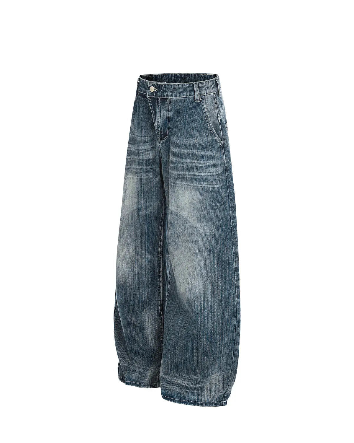 Textured Bamboo Weave Denim Jeans | Inflation Streetwear