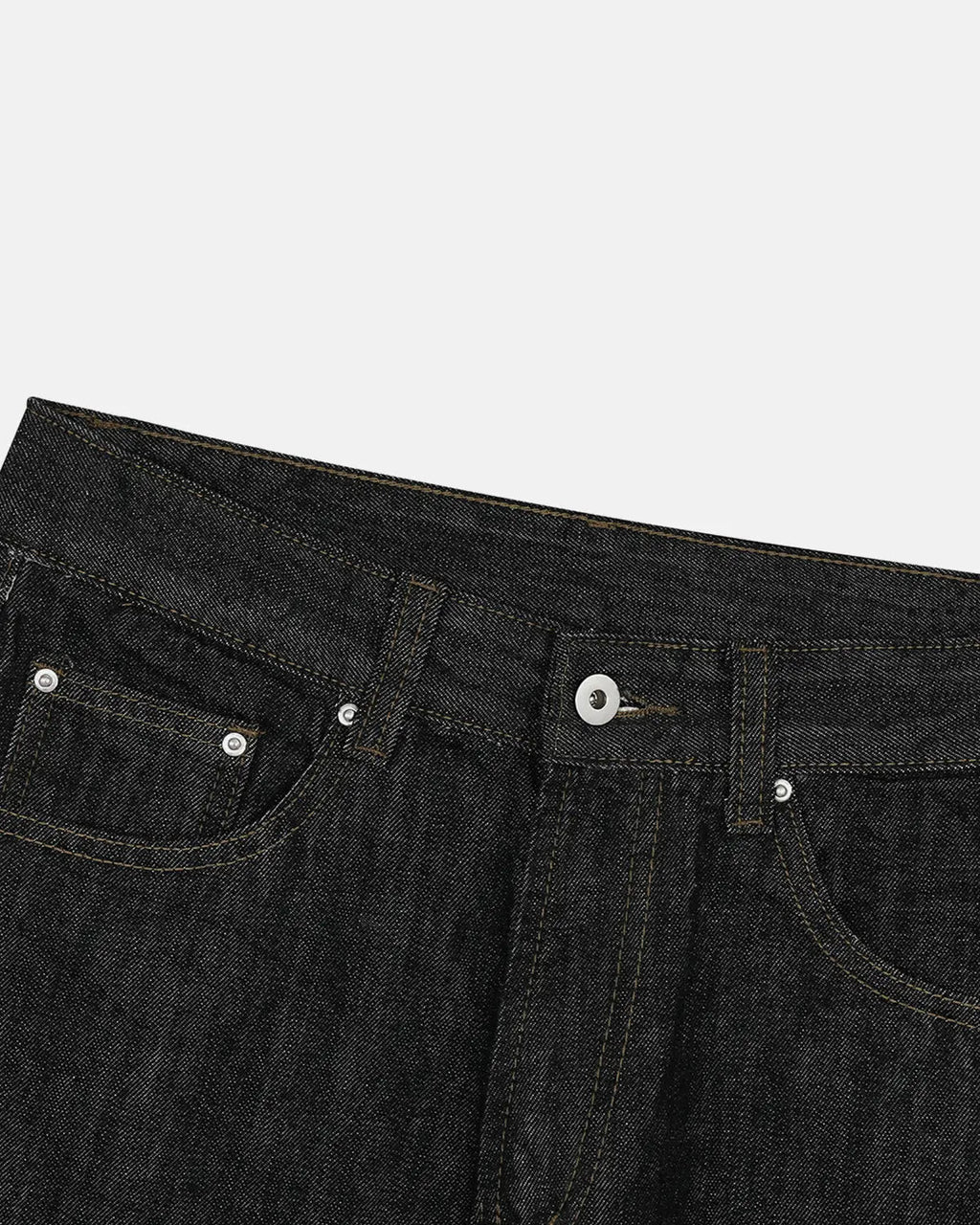 Raw Straight-leg Denim Pants | Inflation Streetwear