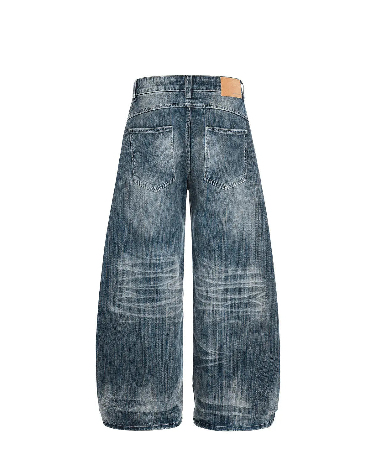 Textured Bamboo Weave Denim Jeans | Inflation Streetwear