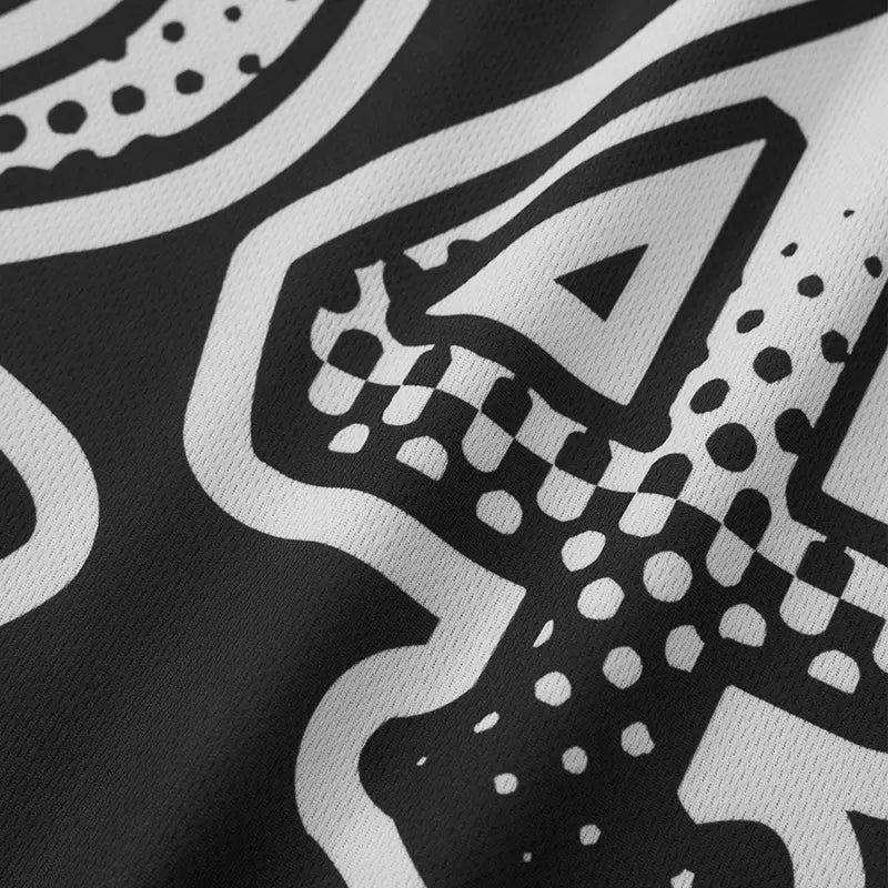 Gradient Number Graphic Jersey Tee | Inflation Streetwear