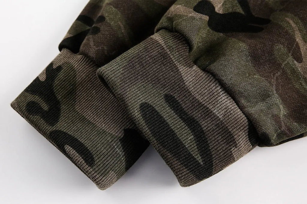Camouflage Zip Up Jacket | Inflation Streetwear